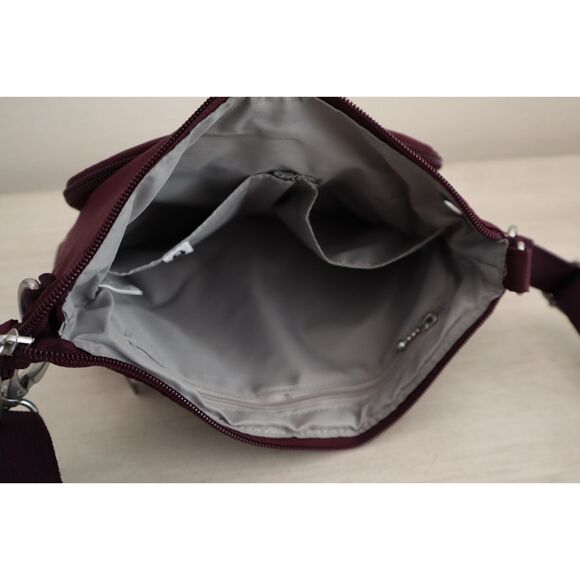 Baggallini Women's O/S Mulberry/Wine Anti-Theft/RFID Memento Crossbody Bag - Picture 9 of 16
